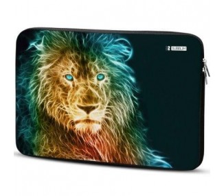 Funda Subblim Trendy Sleeve Neo Lion Para Portátiles Hasta 1