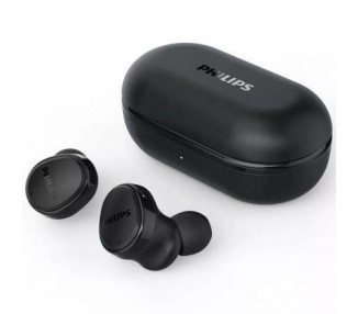 Auriculares Bluetooth Philips Tat4556Bk Con Estuche De Carga