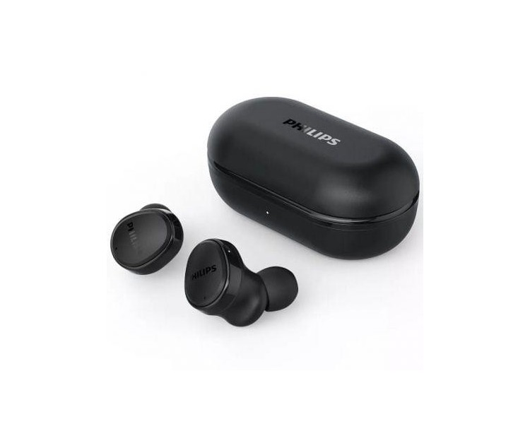 Auriculares Bluetooth Philips Tat4556Bk Con Estuche De Carga