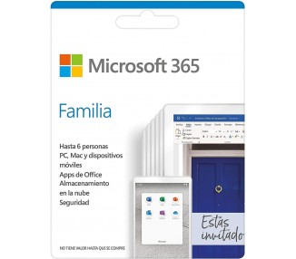Microsoft Office 365 Mi Esd Family 6 Pcs 1 Año **Licencia El
