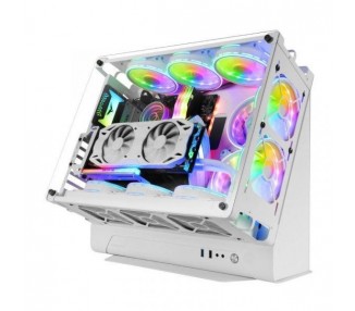 Caja Microatx Mars Gaming Mcb White Diseño Custom Premium Si