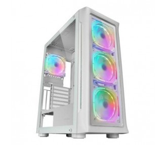 Caja Torre E-Atx Mars Gaming Mc-Neo White Premium 4 Ventilad