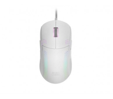 Mouse Mars Gaming Mmpro White Ambidiestro Optico 32K Dpi Opt