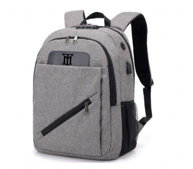 MOCHILA MAILLON BACKPACK ZERMATT USB 16 GRIS