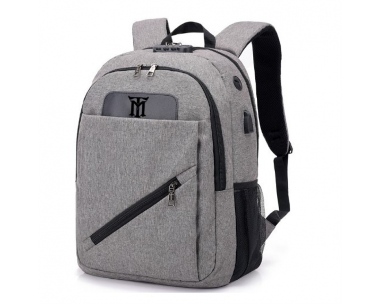 MOCHILA MAILLON BACKPACK ZERMATT USB 16 GRIS