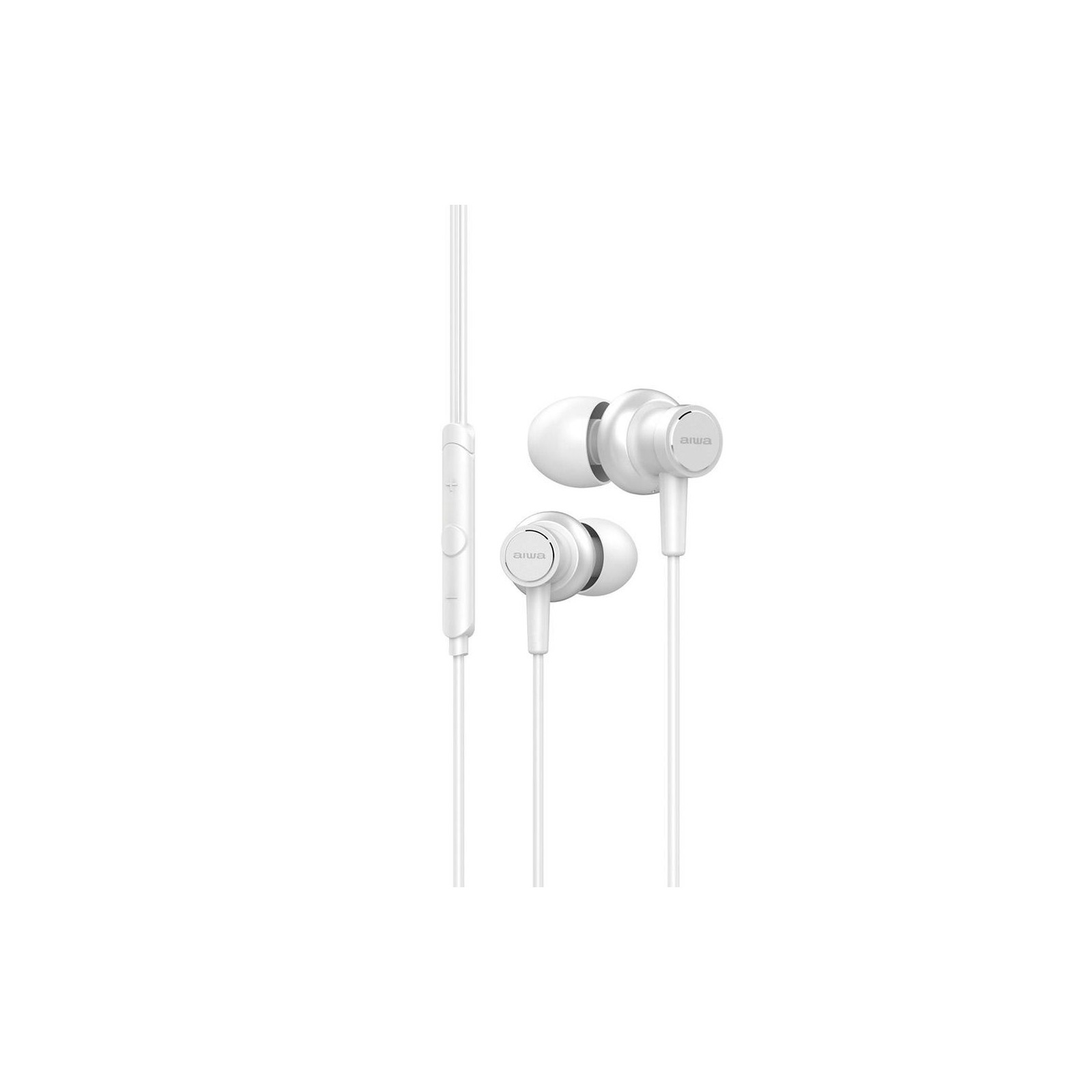 Auricular Intrauditivo Aiwa Estm-500Wt White Diamond Carcasa