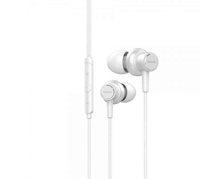 Auricular Intrauditivo Aiwa Estm-500Wt White Diamond Carcasa