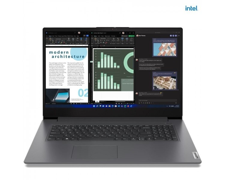 Portátil Lenovo V17 G3 Iap I5-1235U 17.3"Fhd 16Gb 512Ssd M.2