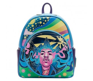 Mini Mochila Jimi Hendrix Paisaje Psicodelico