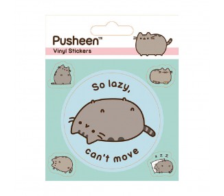 Juego De Pegatinas Pusheen Lazy