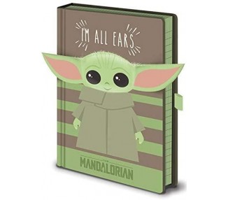 Cuaderno Premium Mandalorian Im All Ears Verde