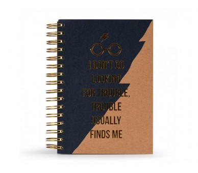 Cuaderno Espiral Harry Potter Trouble Finds Me