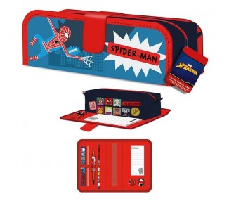 Set Estuche Escolar Spiderman