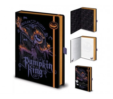 Cuaderno A5 Premium Pesadilla Antes De Navidad Pumpkin King