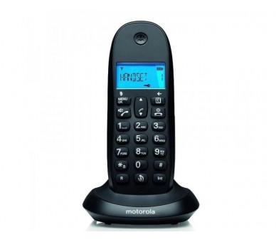 Teléfono Fijo Motorola C1001 Cb+ Telefono Dect Negro