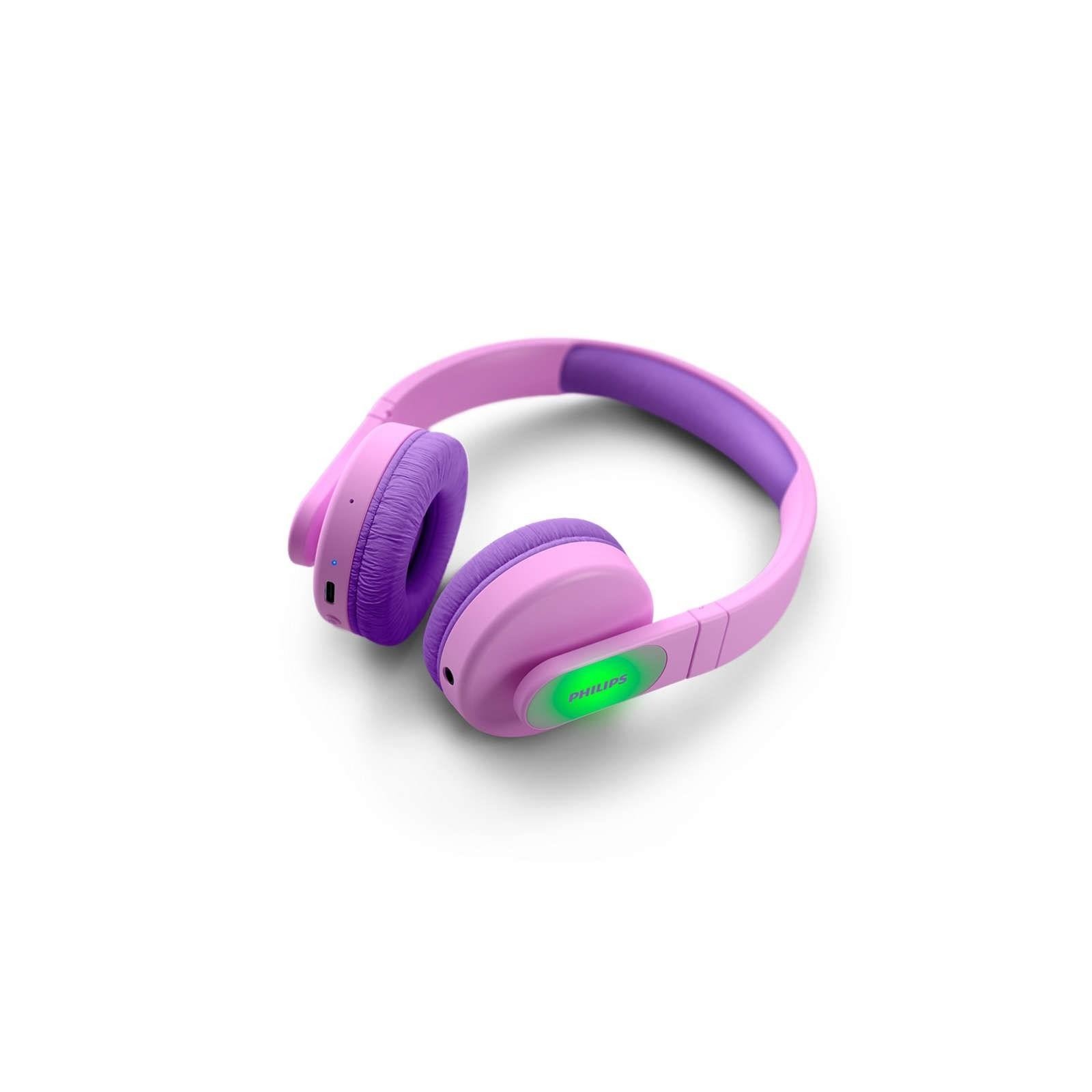 Auricular Philips Diadema Tak4206 Para Niños Rosa Inalam