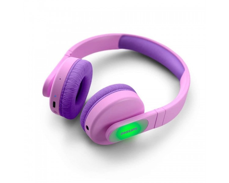 Auricular Philips Diadema Tak4206 Para Niños Rosa Inalam