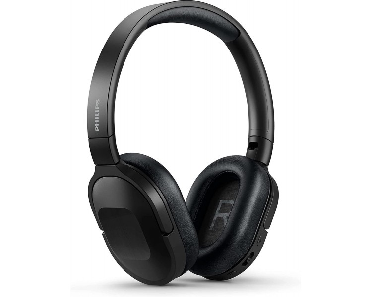 Auricular Philips Diadema Con Micro Negro Tah6505 Reducc