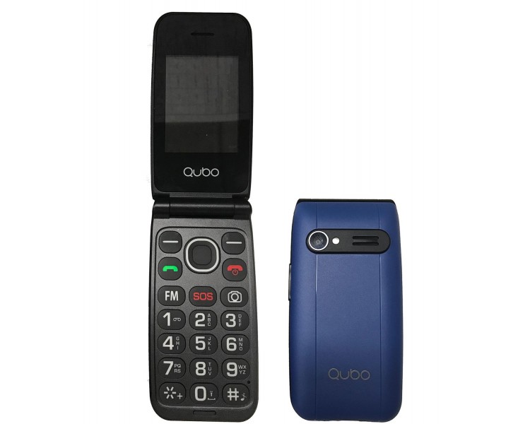 Teléfono Móvil Qubo Neonw Blue / Móvil 2.4"