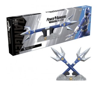 Replica Hasbro Escala 1:1 Blue Ranger Lanza De Poder Deluxe