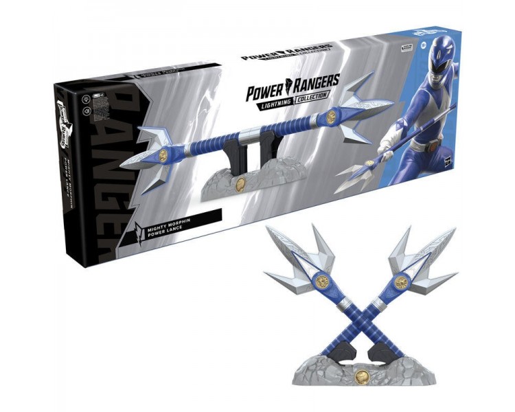 Replica Hasbro Escala 1:1 Blue Ranger Lanza De Poder Deluxe