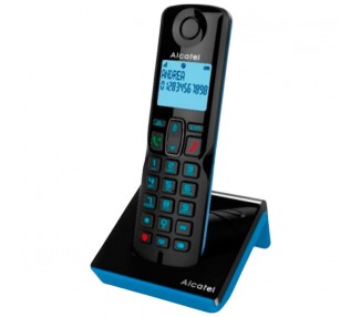 Teléfono Fijo Inalambrico Alcatel S280 Ewe Black - Blue