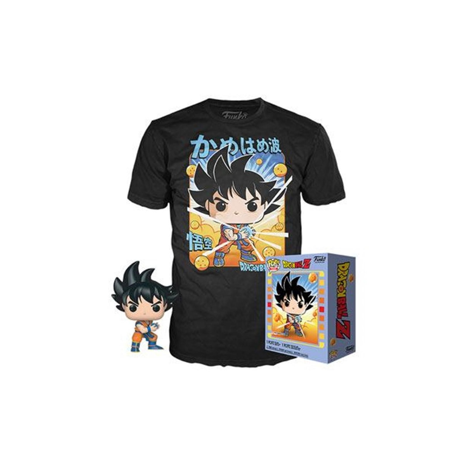 Pop & Tee Dragon Ball Z Goku Kamehameha Funko + Camiseta Tal