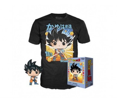 Pop & Tee Dragon Ball Z Goku Kamehameha Funko + Camiseta Tal