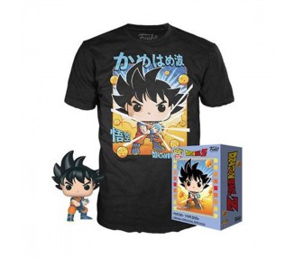 Pop & Tee Dragon Ball Z Goku Kamehameha Funko + Camiseta Tal
