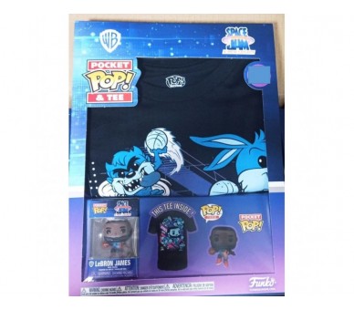 Pop & Tee Space Jam Looney Tunes Lebron James Funko + Camise