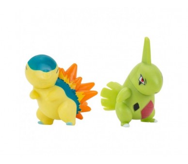 Pack De 2 Figuras Jazwares Pokemon Batalla Cyndaquil & Larvi