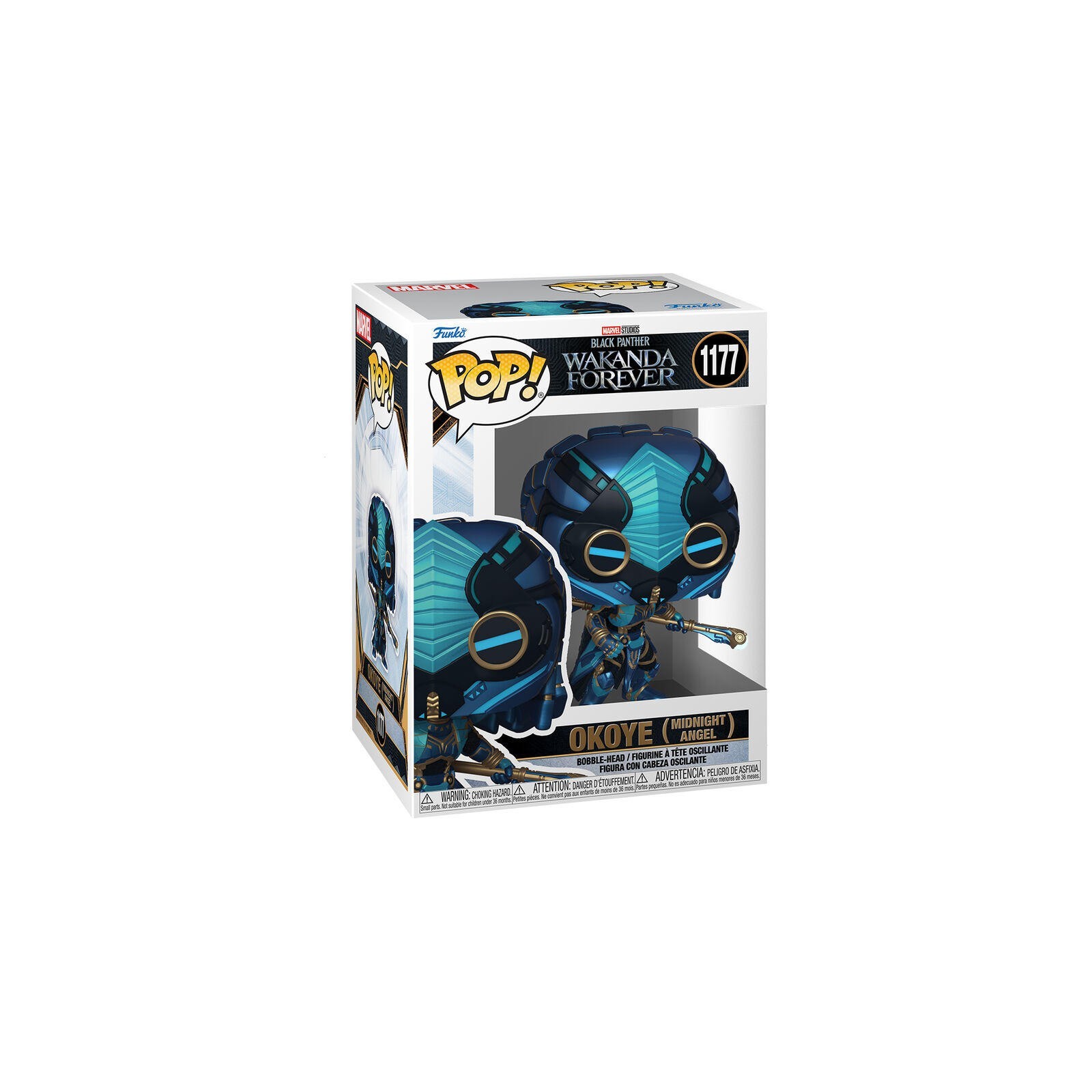 Funko Pop Marvel Black Panther Wakanda Forever Okoye Midnigh