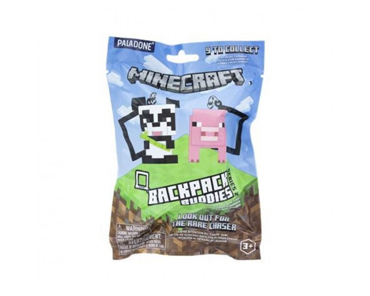 Figura Con Colgante Backpack Budies Paladone Minecraft T2