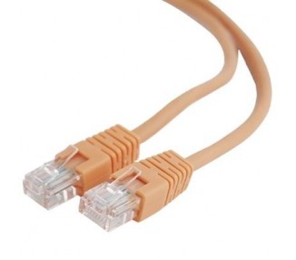 Cable Cat5E Utp Moldeado 0,5M Naranja