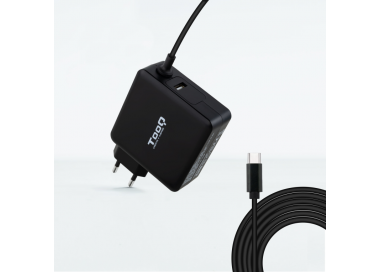 CARGADOR PORTATIL TOOQ USB C PD30 65W NEGRO