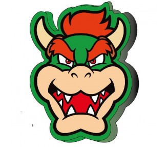 Cojin 3D Bowser Super Mario Bros