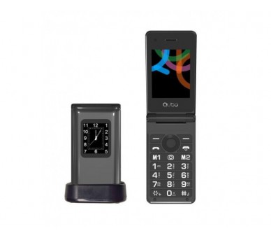 Teléfono Móvil Qubo X-28Bkc Negro 2,8+1,77 Base