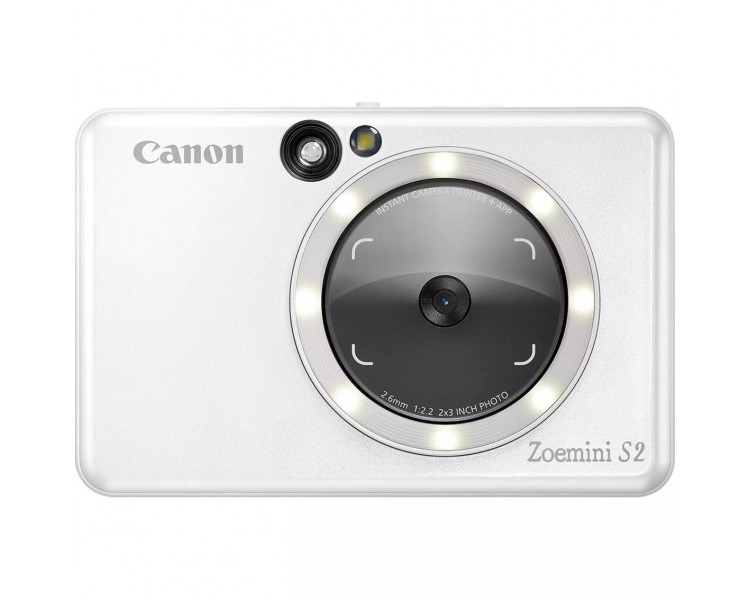 Camara Impresora Instantanea Canon Zoemini S2 Blanco Perla -