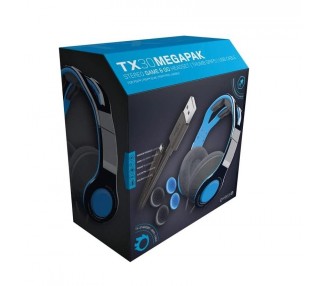 Megapack Tx30 (Auricular+Grips+Usb Carga) Ps4