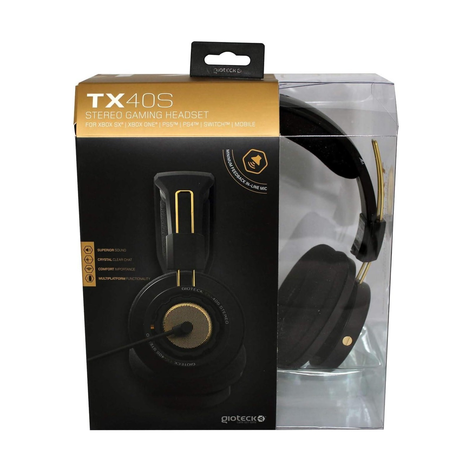 Gioteck Headset Tx-40S (Ps5, Ps4, Xbox, Sw) Pps5