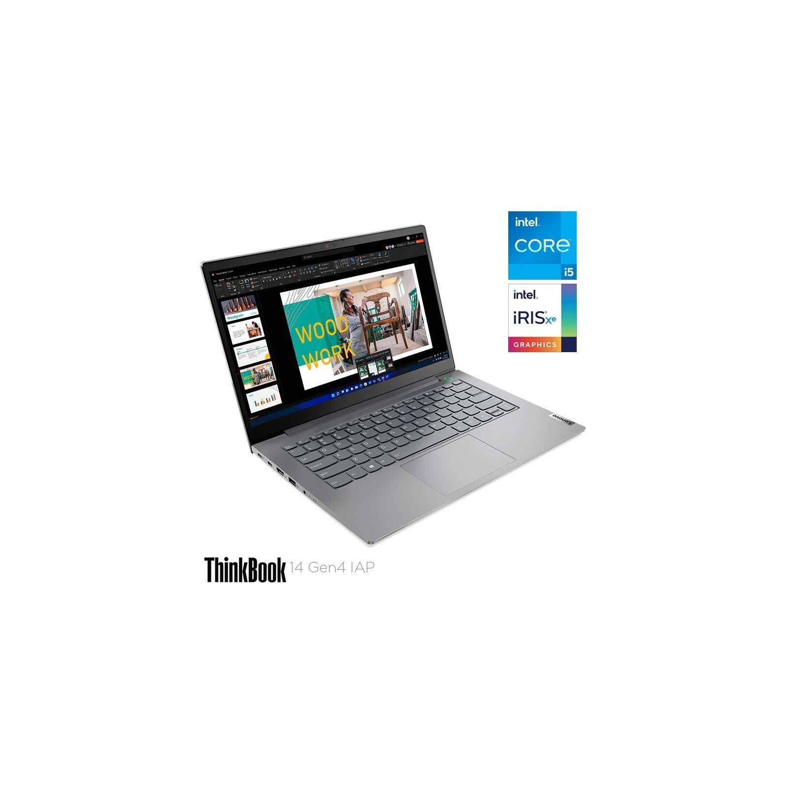 Portatil Lenovo Thinkbook 14 Gen4 I5-1235U 14"Fhd 16Gb 512Ss