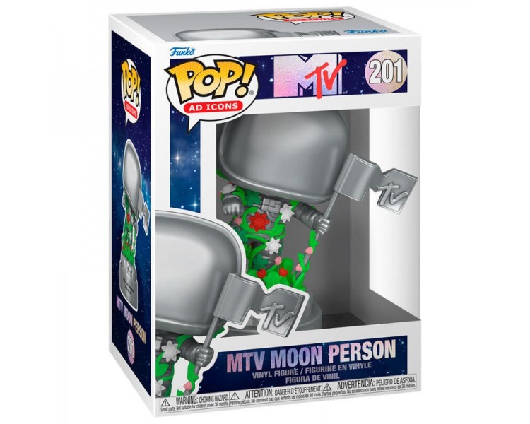 Figura Pop Mtv 40Th Anniversary Mtv Moon Person