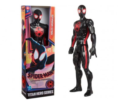 Figura Miles Morales Titan Hero Spiderman Marvel 30Cm