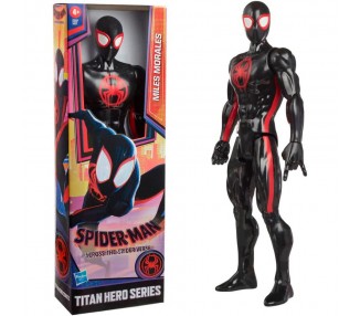 Figura Miles Morales Titan Hero Spiderman Marvel 30Cm