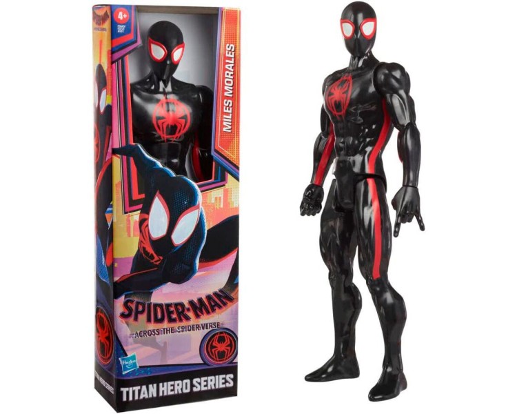 Figura Miles Morales Titan Hero Spiderman Marvel 30Cm