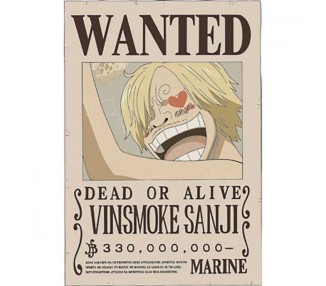 Lampara Neon Wanted Sanji One Piece 40Cm