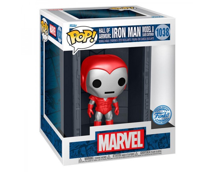 Figura Pop Deluxe Marvel Hall Of Armor Iron Man Model 8 Excl