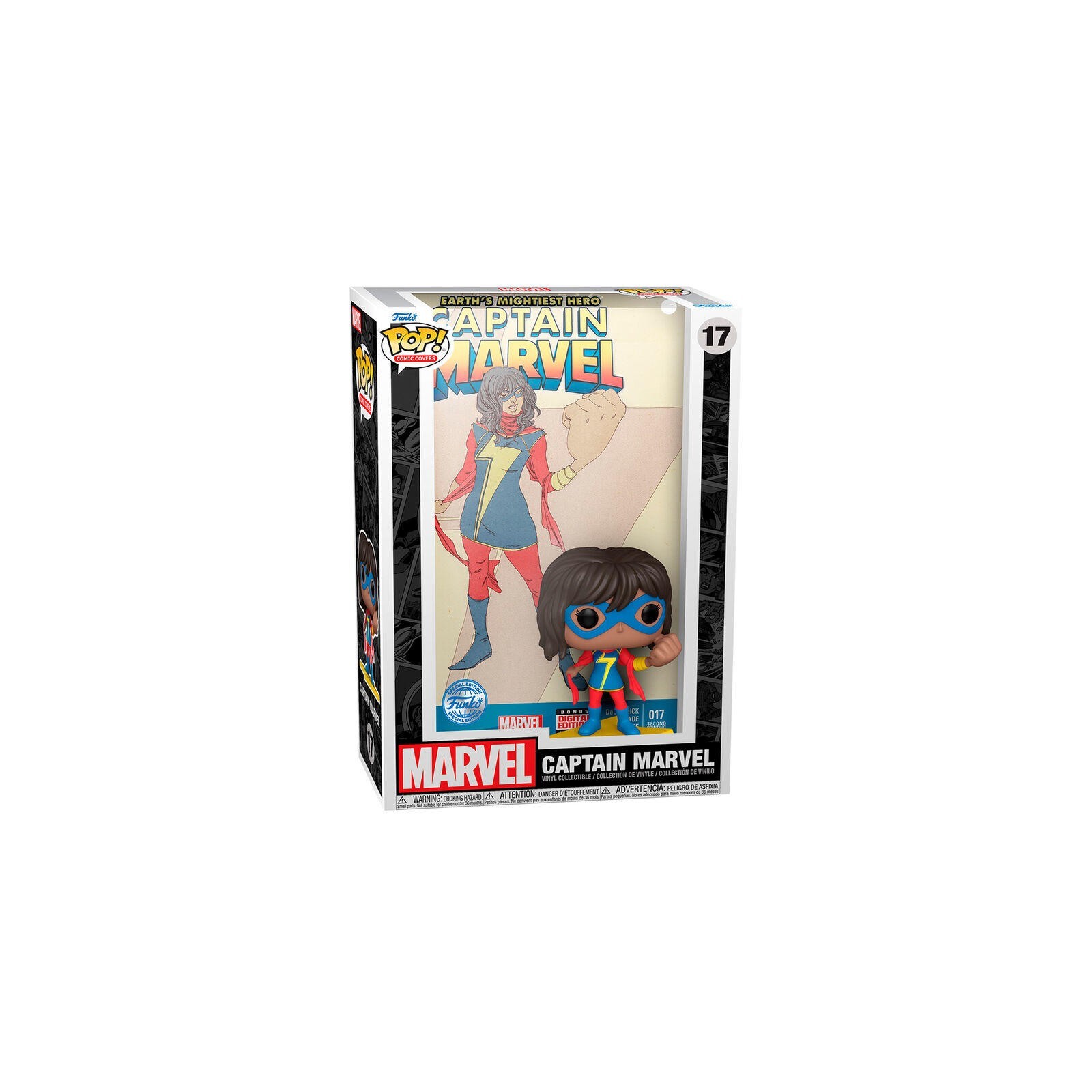 Figura Pop Comic Covers Marvel Captain Marvel Exclusive