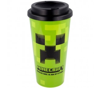 Vaso De Café Para Llevar Reutilizable De 520 Ml De Minecraft