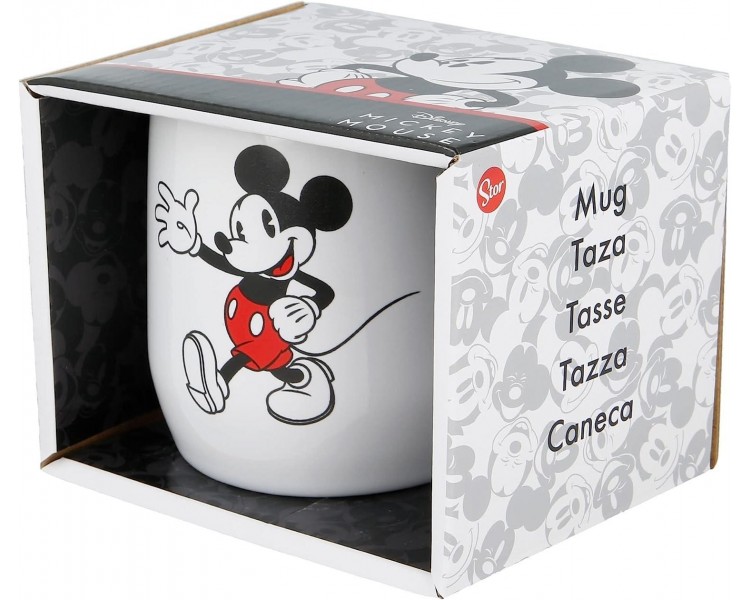 Taza Nova De Cerámica De 380 Ml De Mickey Mouse 90 Stor